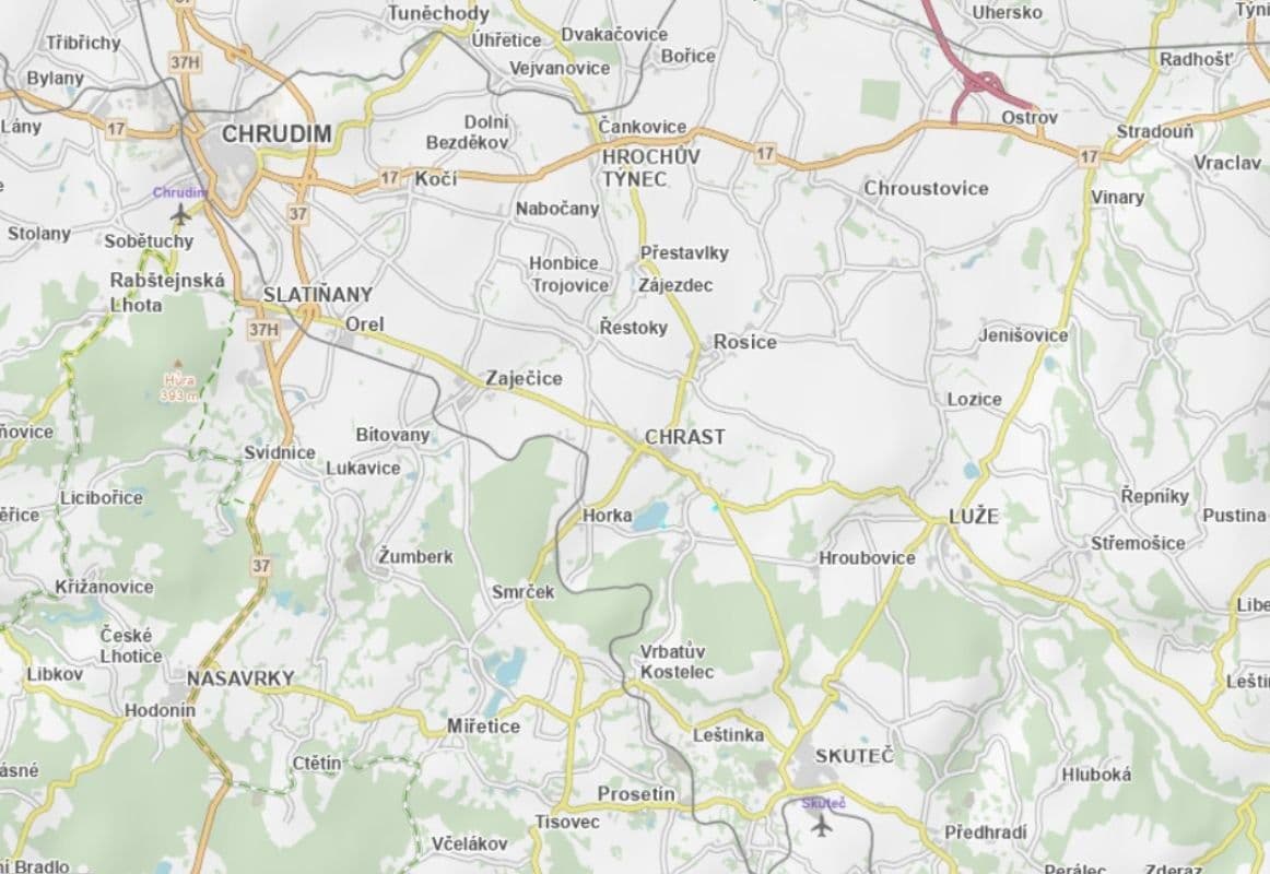 plot for sale, 1,825 m², Chrast, Pardubický Region plot for sale, 1,825 m², Chrast, Pardubický Region