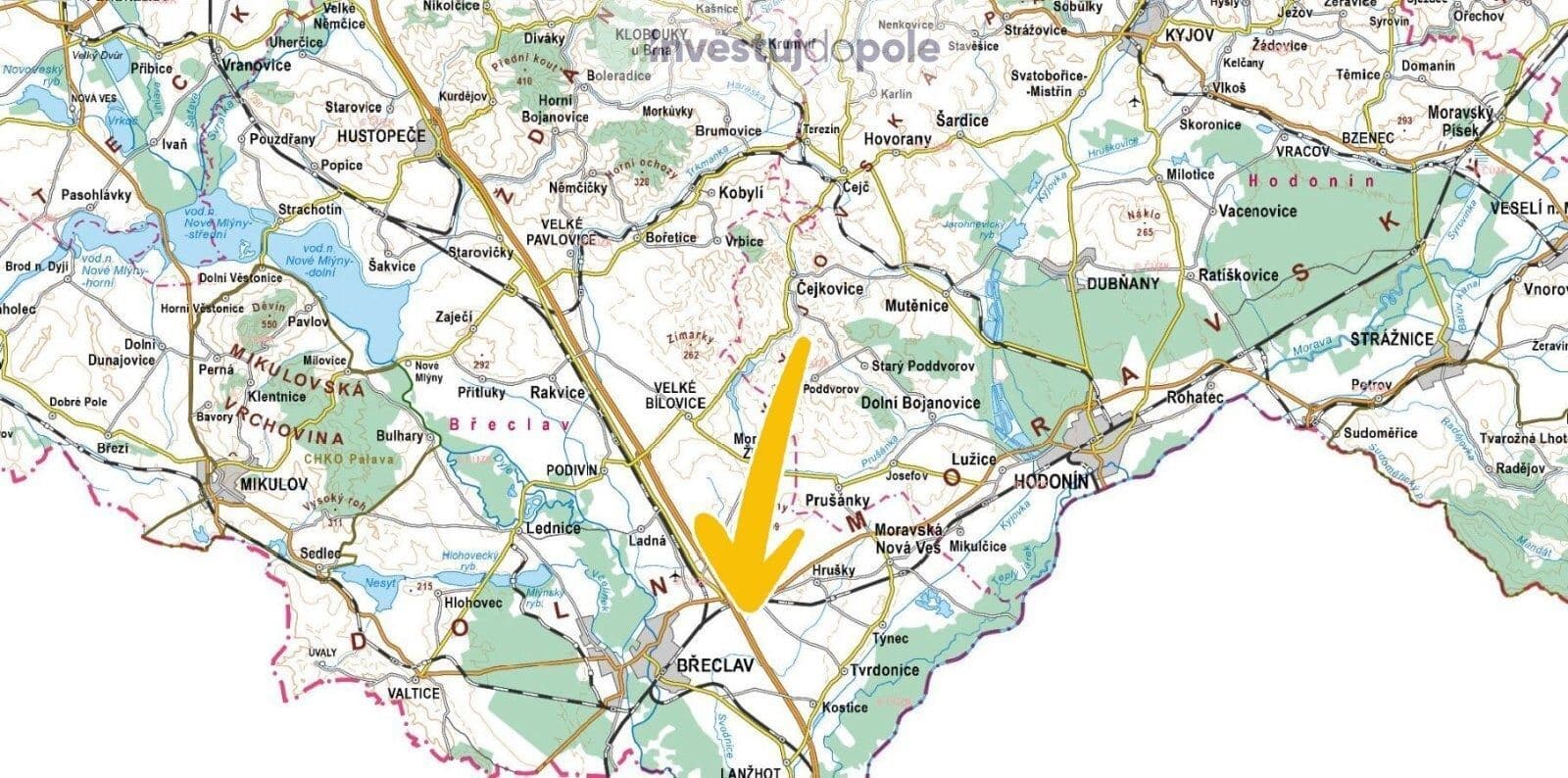 plot for sale, 8,251 m², Kostice, Jihomoravský Region plot for sale, 8,251 m², Kostice, Jihomoravský Region