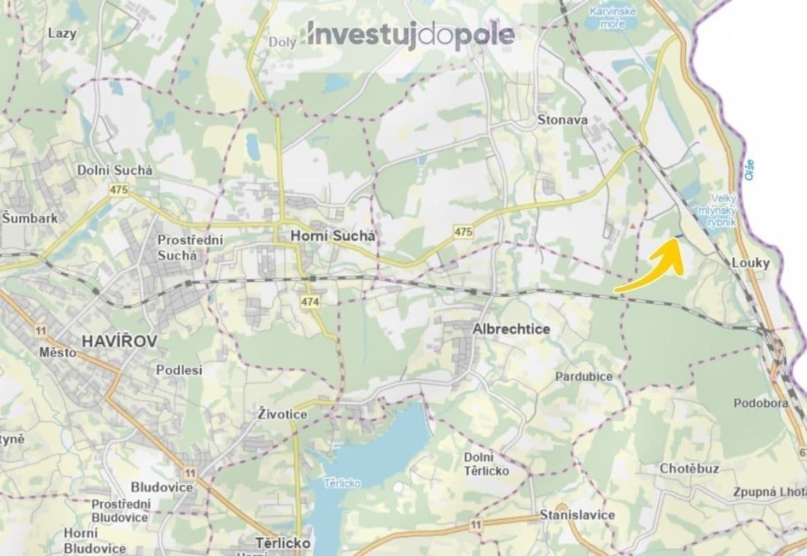 plot for sale, 6,369 m², Karviná, Moravskoslezský Region plot for sale, 6,369 m², Karviná, Moravskoslezský Region