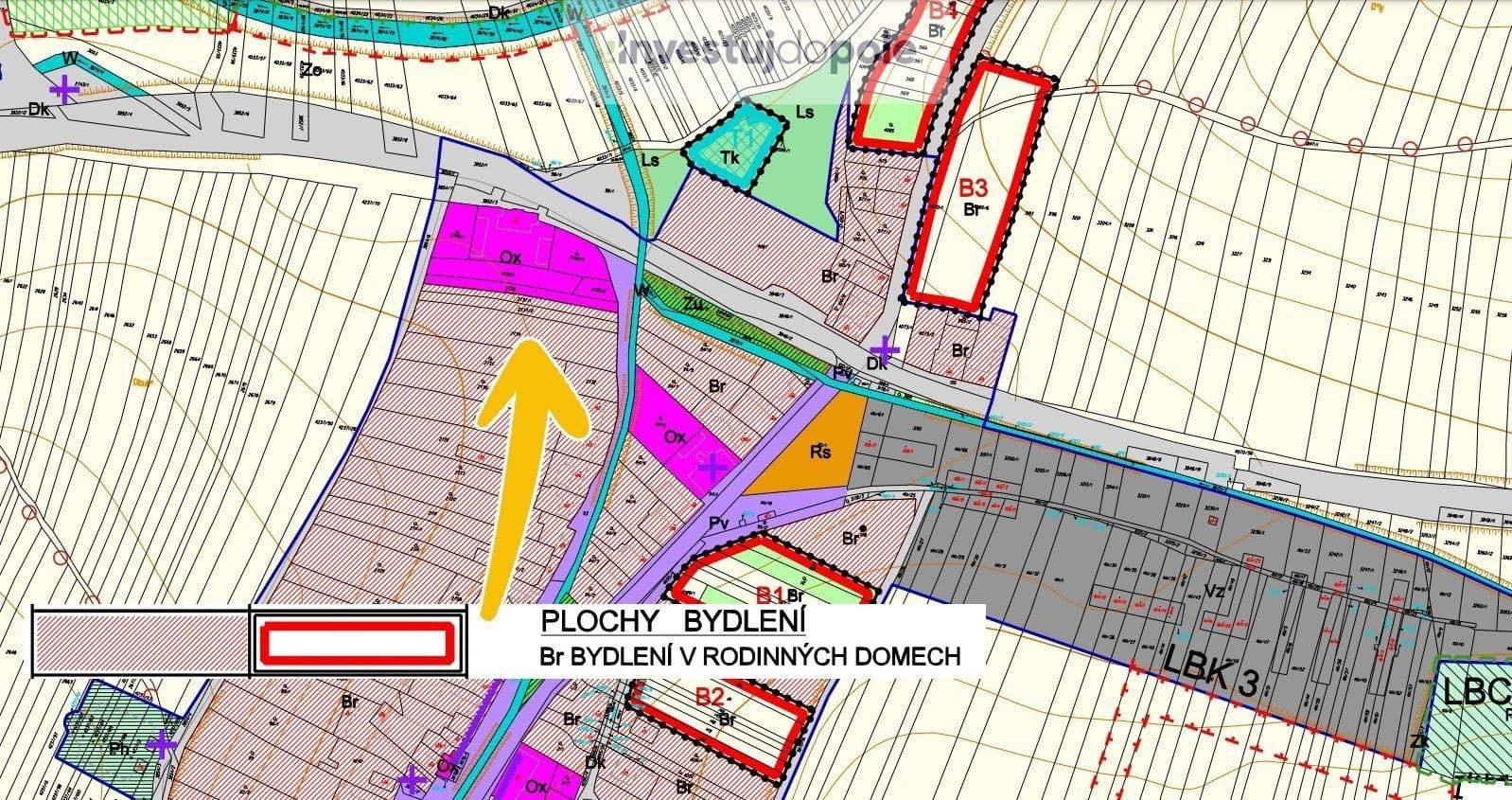plot for sale, 3,319 m², Kožušice, Jihomoravský Region plot for sale, 3,319 m², Kožušice, Jihomoravský Region