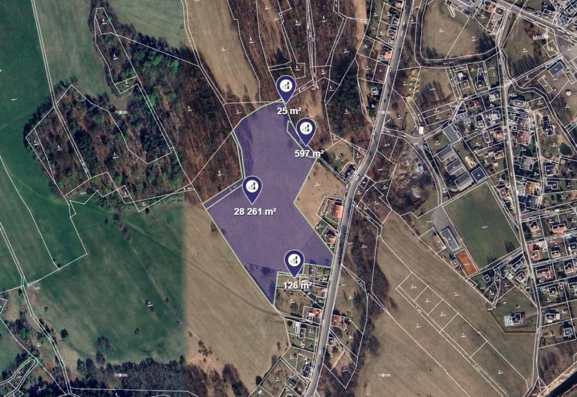 plot for sale, 7,252 m², Mníšek, Liberecký Region plot for sale, 7,252 m², Mníšek, Liberecký Region