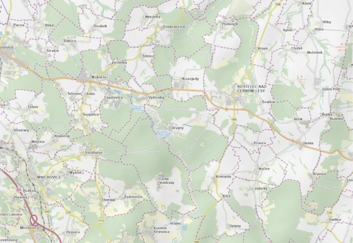 plot for sale, 1,340 m², Jevany, Středočeský Region plot for sale, 1,340 m², Jevany, Středočeský Region