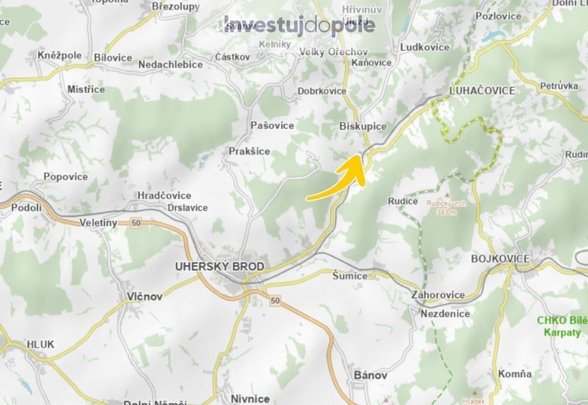 plot for sale, 4,701 m², Biskupice, Zlínský Region plot for sale, 4,701 m², Biskupice, Zlínský Region