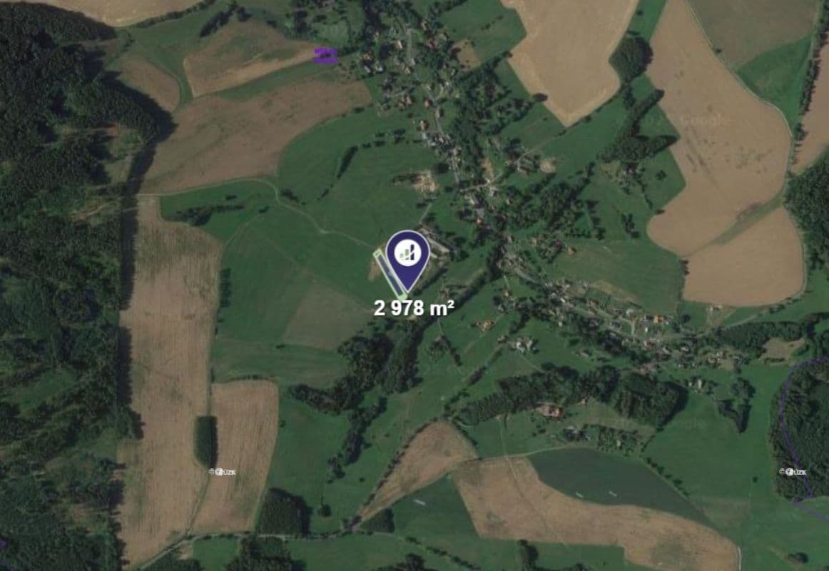 plot for sale, 2,978 m², Mříčná, Liberecký Region plot for sale, 2,978 m², Mříčná, Liberecký Region