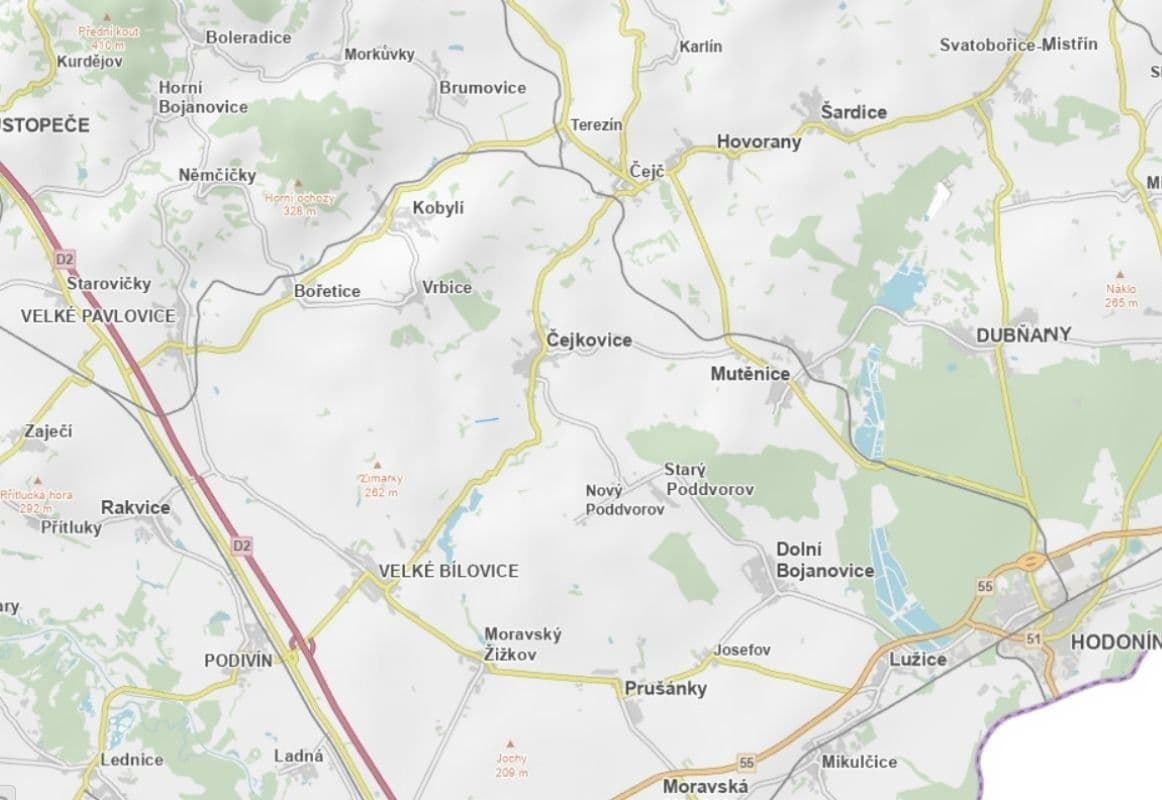 plot for sale, 11,743 m², Čejkovice, Jihomoravský Region plot for sale, 11,743 m², Čejkovice, Jihomoravský Region