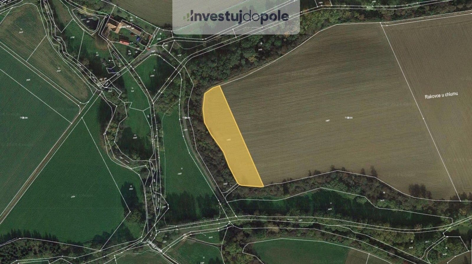 plot for sale, 1,270 m², Lomy, Vysočina Region plot for sale, 1,270 m², Lomy, Vysočina Region