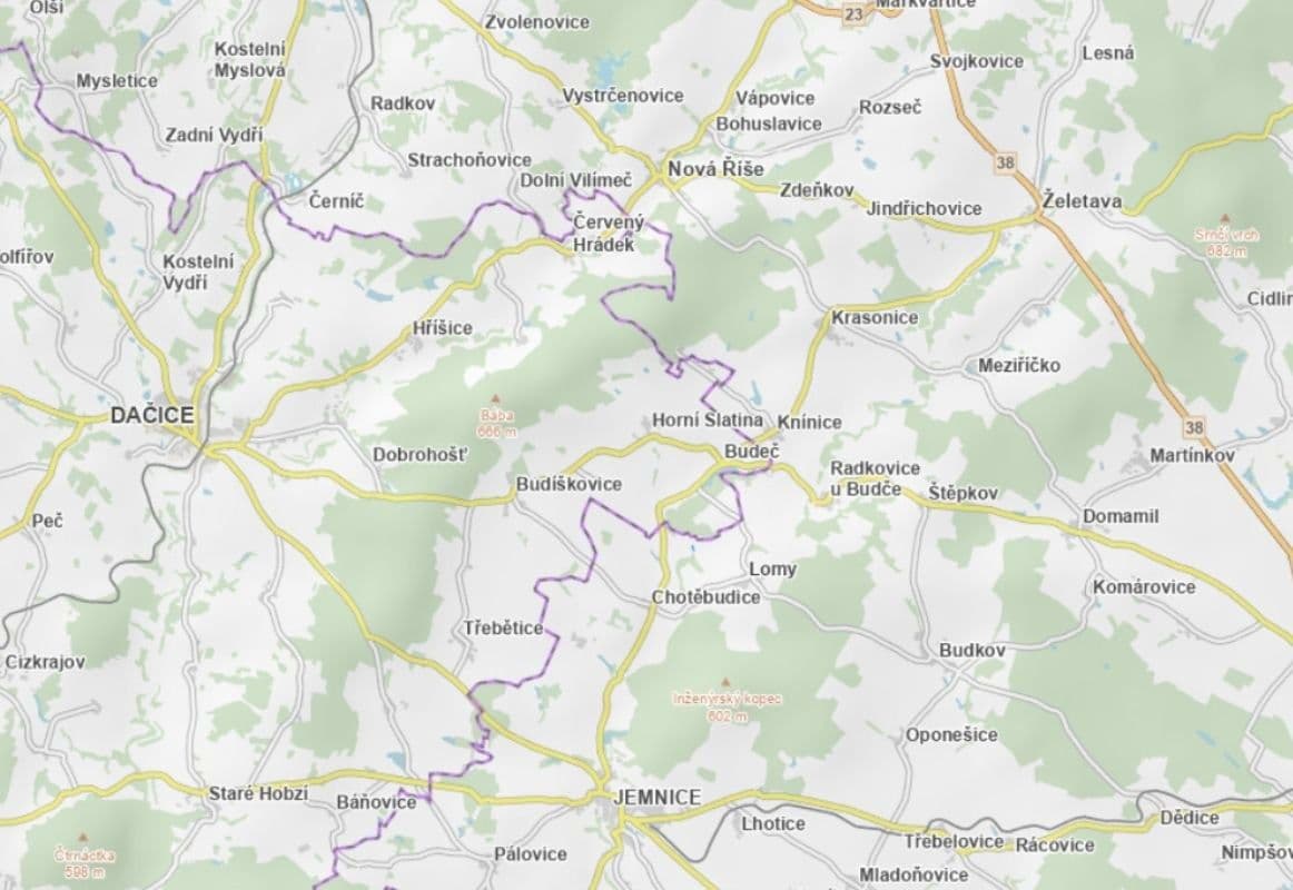 plot for sale, 2,539 m², Lomy, Vysočina Region plot for sale, 2,539 m², Lomy, Vysočina Region