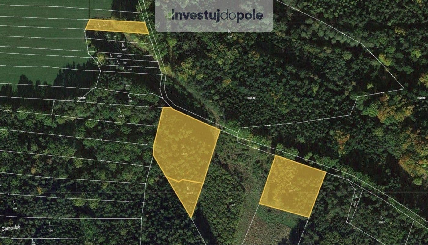 plot for sale, 3,417 m², Ledenice, Jihočeský Region plot for sale, 3,417 m², Ledenice, Jihočeský Region