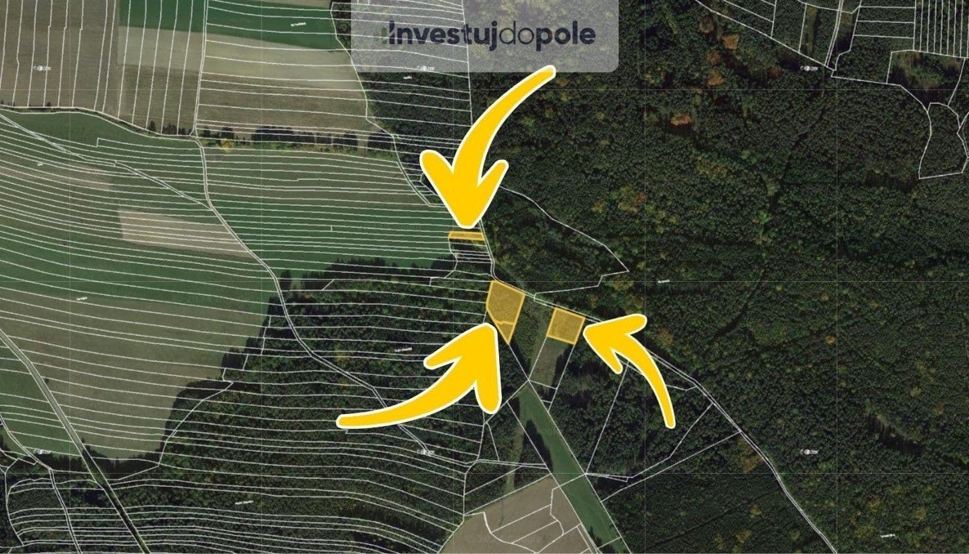 plot for sale, 3,417 m², Ledenice, Jihočeský Region plot for sale, 3,417 m², Ledenice, Jihočeský Region