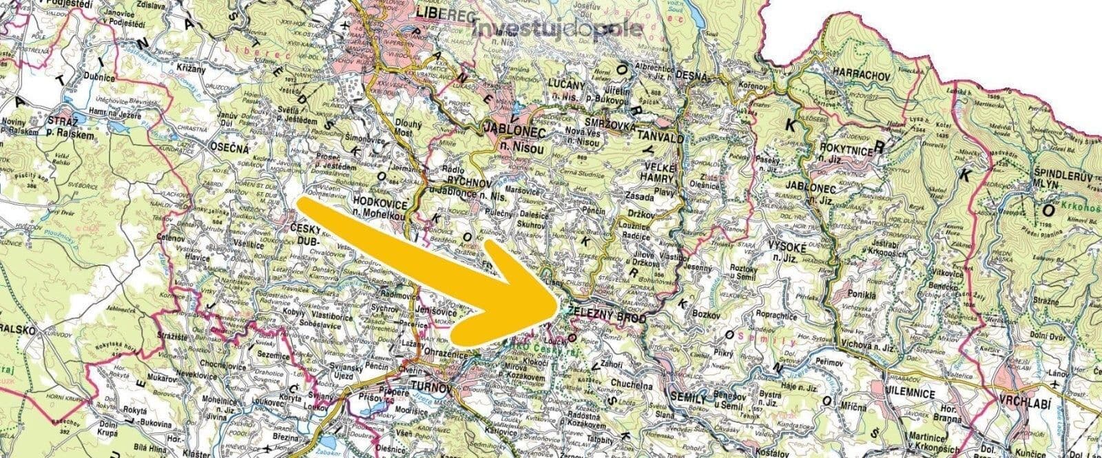 plot for sale, 4,446 m², Koberovy, Liberecký Region plot for sale, 4,446 m², Koberovy, Liberecký Region