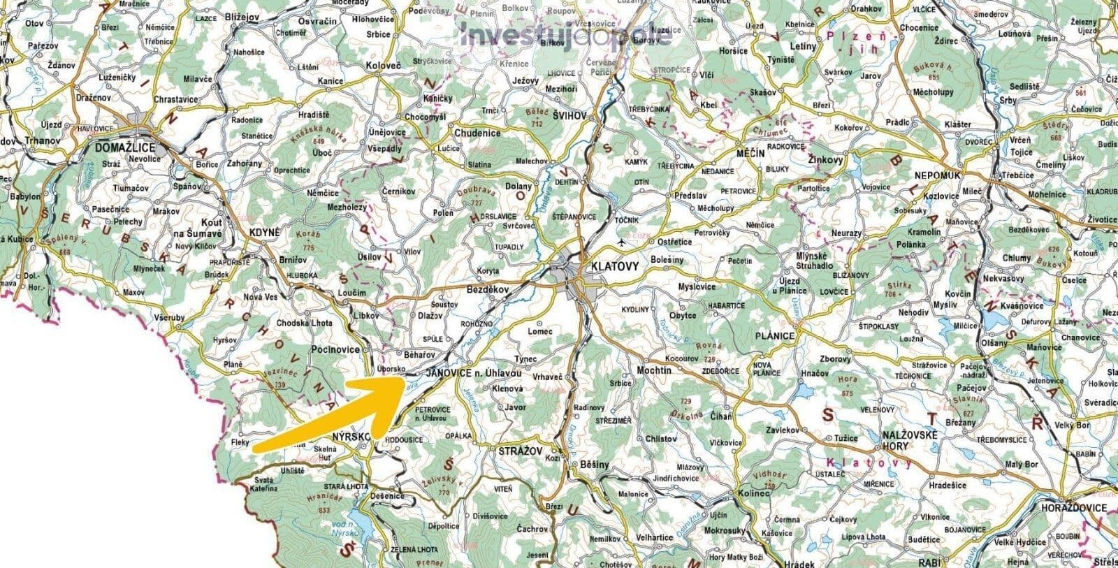 plot for sale, 10,426 m², Běhařov, Plzeňský Region plot for sale, 10,426 m², Běhařov, Plzeňský Region