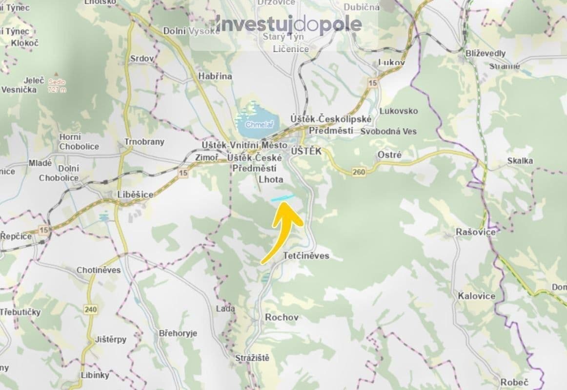 plot for sale, 1,755 m², Úštěk, Ústecký Region plot for sale, 1,755 m², Úštěk, Ústecký Region