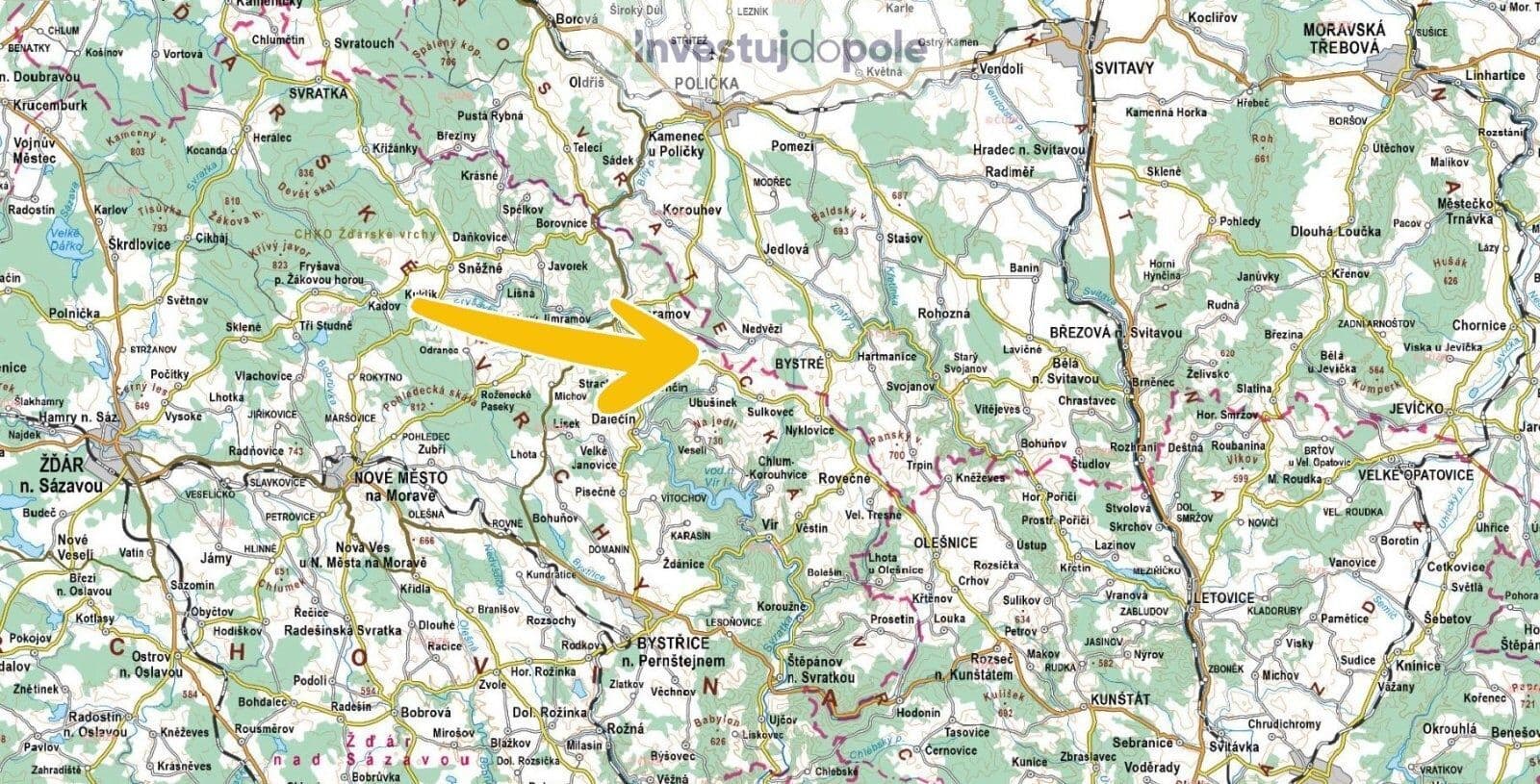 plot for sale, 18,303 m², Jimramov, Vysočina Region plot for sale, 18,303 m², Jimramov, Vysočina Region