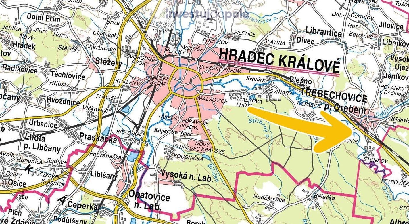 plot for sale, 7,720 m², Třebechovice pod Orebem, Královéhradecký Region plot for sale, 7,720 m², Třebechovice pod Orebem, Královéhradecký Region