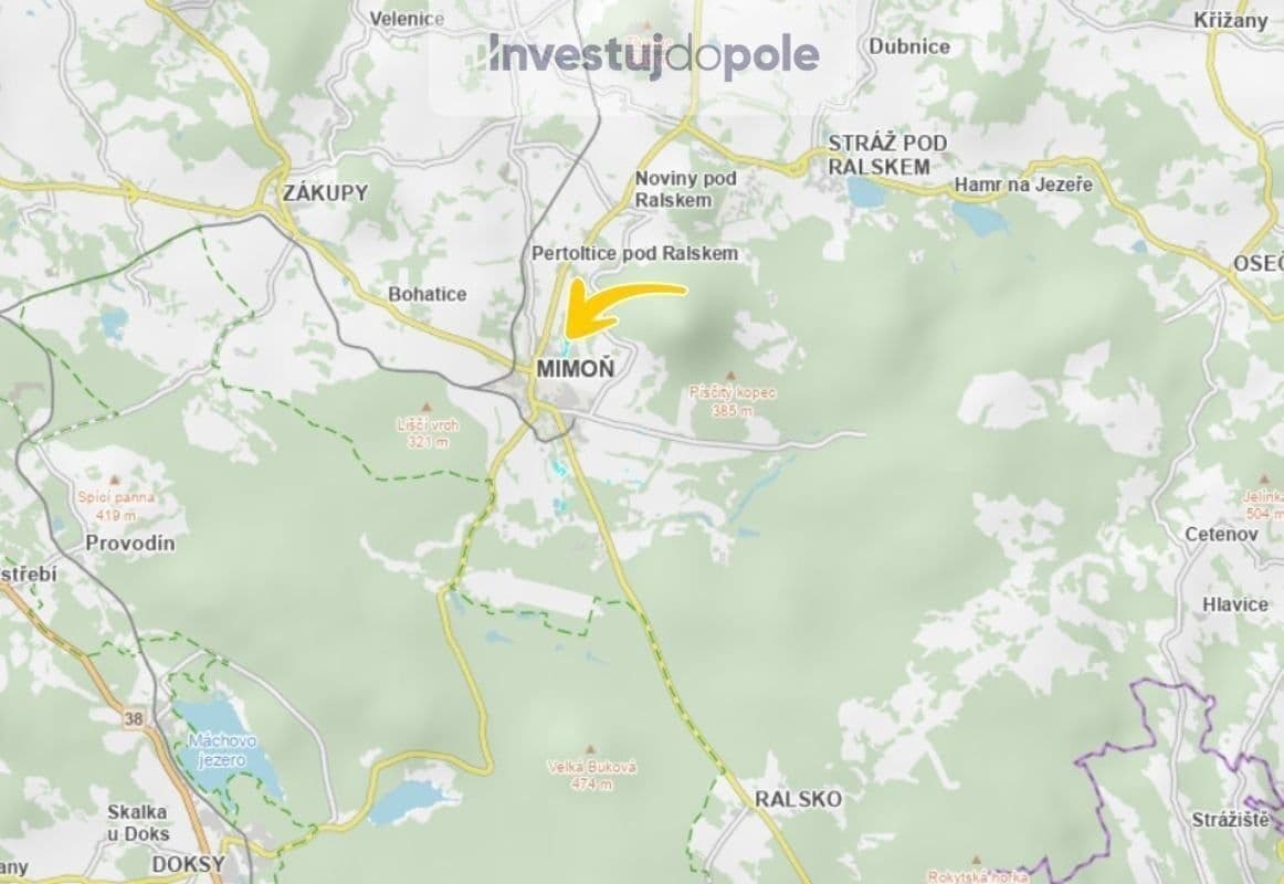 plot for sale, 23,999 m², Mimoň, Liberecký Region plot for sale, 23,999 m², Mimoň, Liberecký Region