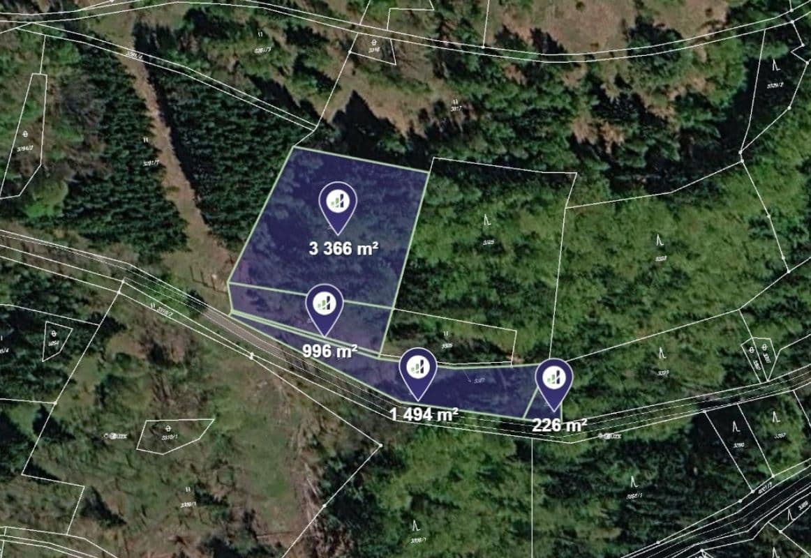 plot for sale, 12,355 m², Jablonec nad Jizerou, Liberecký Region plot for sale, 12,355 m², Jablonec nad Jizerou, Liberecký Region