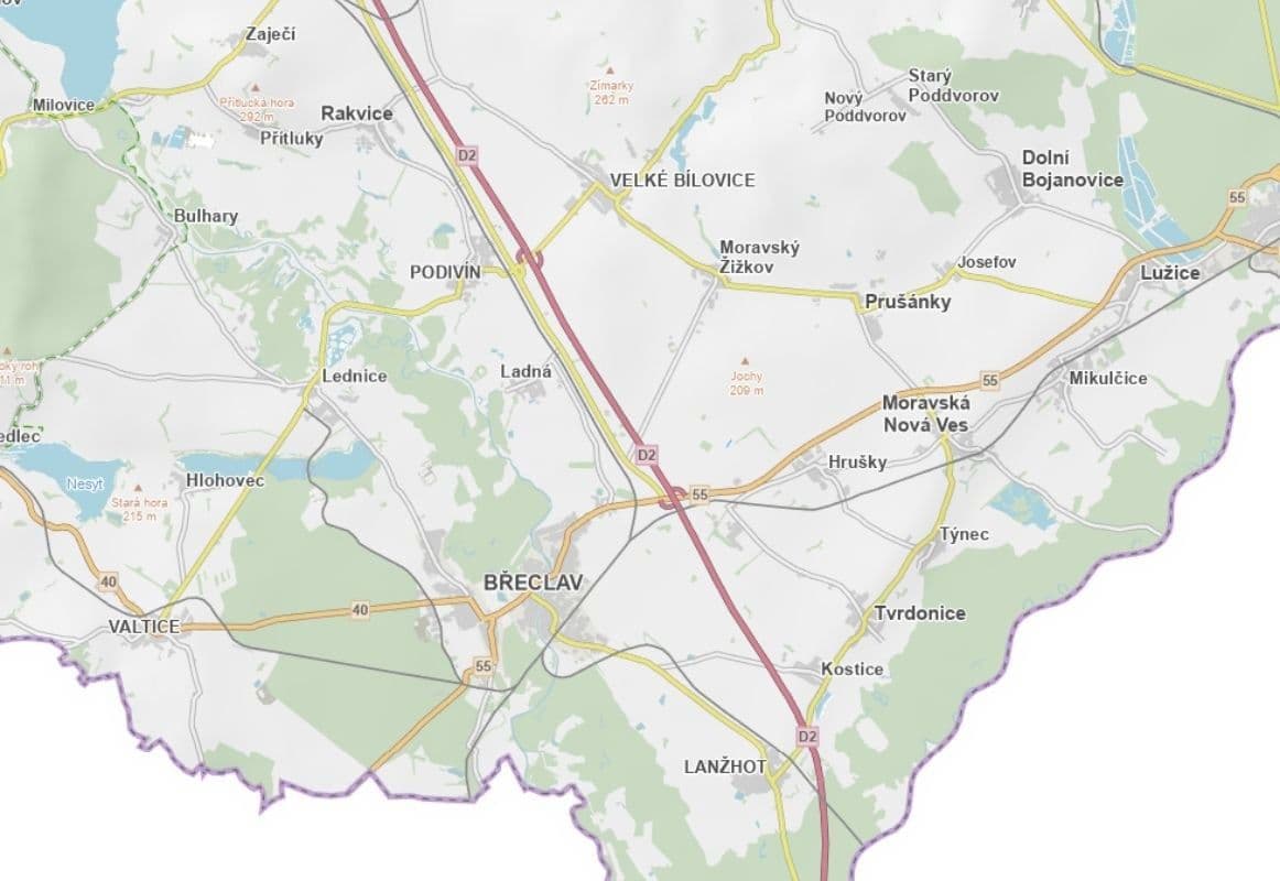 plot for sale, 1,484 m², Hrušky, Jihomoravský Region plot for sale, 1,484 m², Hrušky, Jihomoravský Region