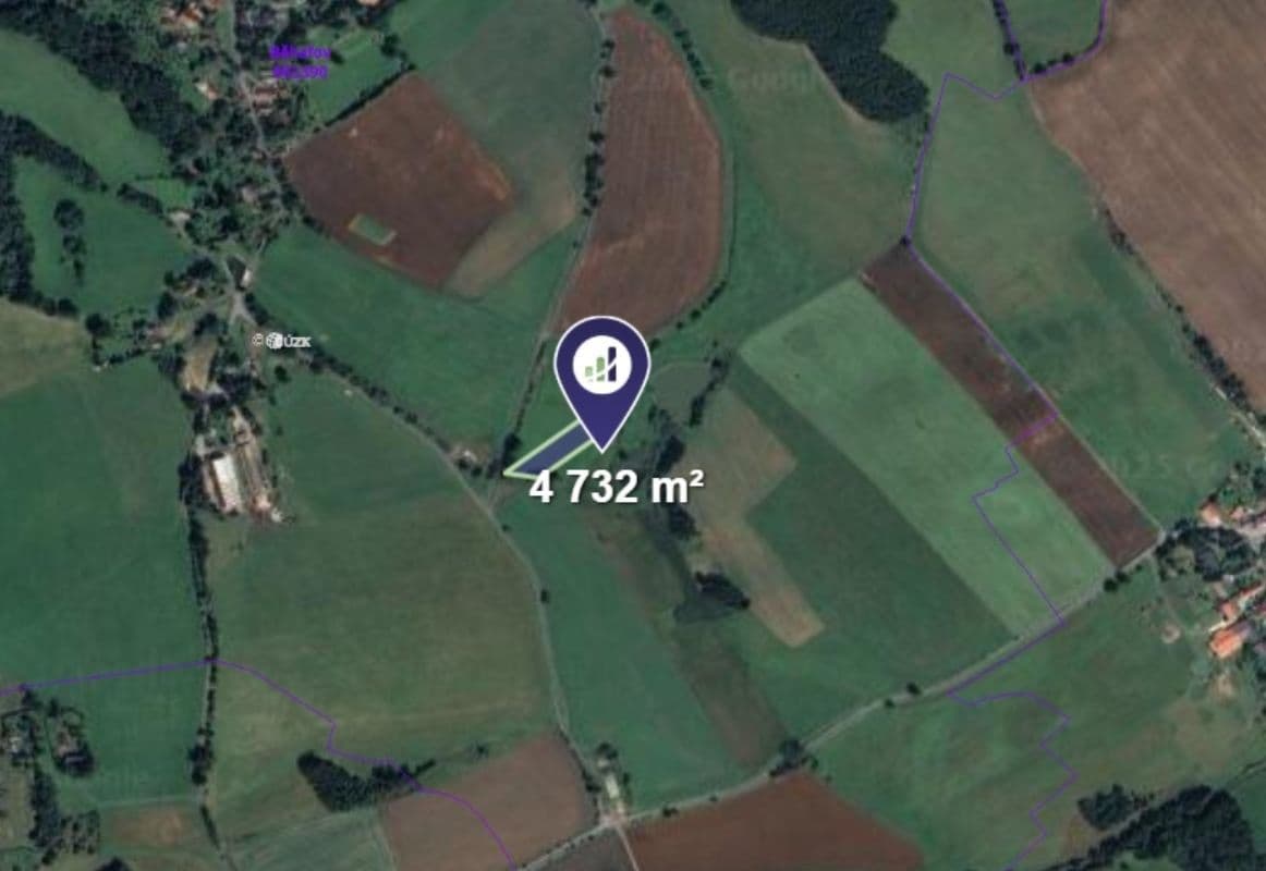 plot for sale, 4,732 m², Běhařov, Plzeňský Region plot for sale, 4,732 m², Běhařov, Plzeňský Region