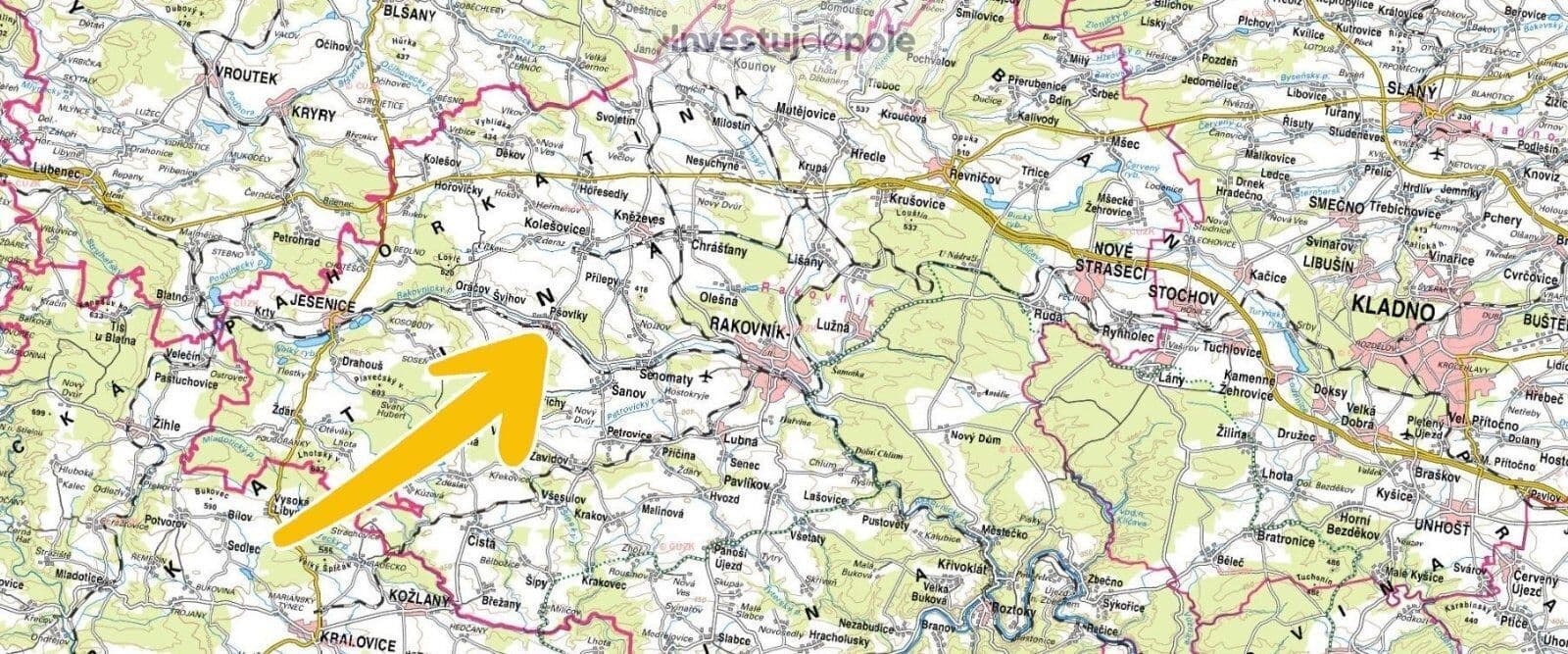 plot for sale, 10,363 m², Pšovlky, Středočeský Region plot for sale, 10,363 m², Pšovlky, Středočeský Region