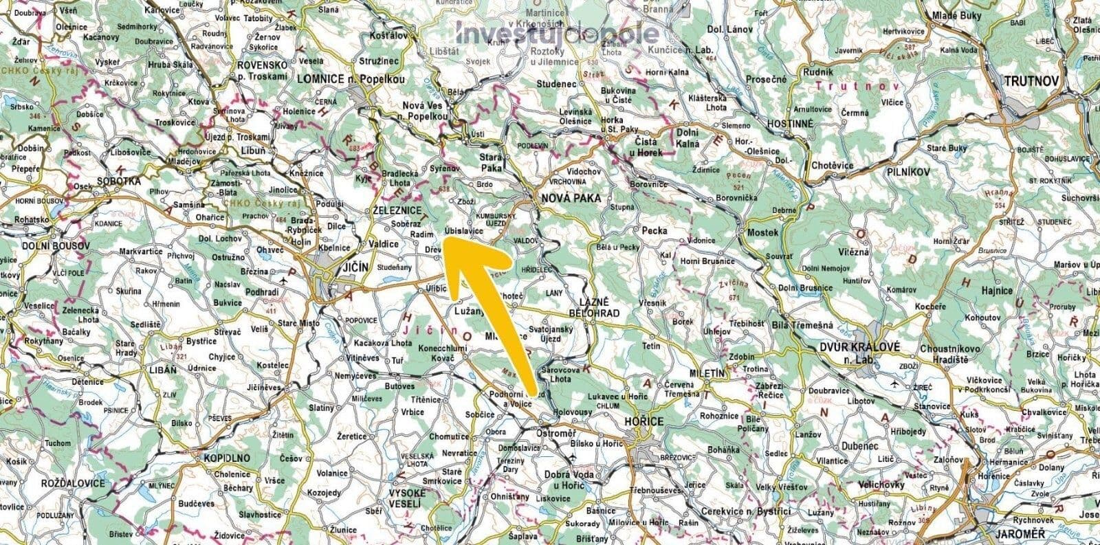 plot for sale, 19,766 m², Úbislavice, Královéhradecký Region plot for sale, 19,766 m², Úbislavice, Královéhradecký Region