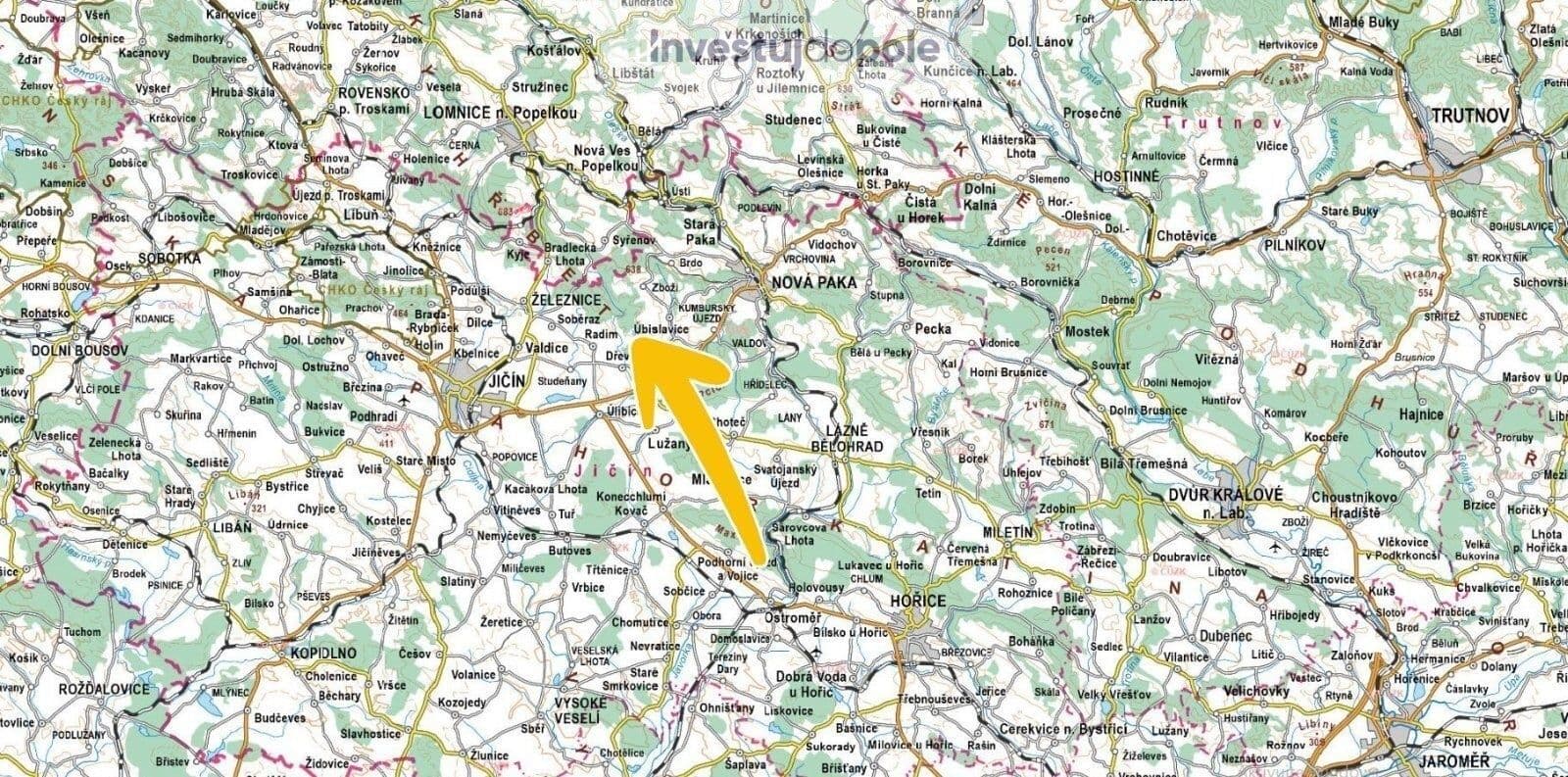 plot for sale, 19,766 m², Úbislavice, Královéhradecký Region plot for sale, 19,766 m², Úbislavice, Královéhradecký Region