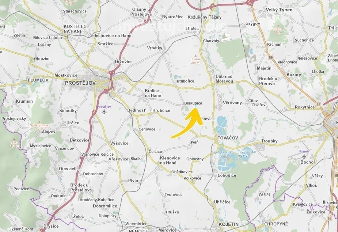plot for sale, 1,264 m², Věrovany, Olomoucký Region plot for sale, 1,264 m², Věrovany, Olomoucký Region