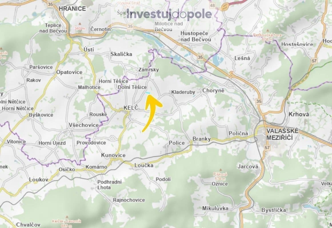 plot for sale, 6,784 m², Kelč, Zlínský Region plot for sale, 6,784 m², Kelč, Zlínský Region