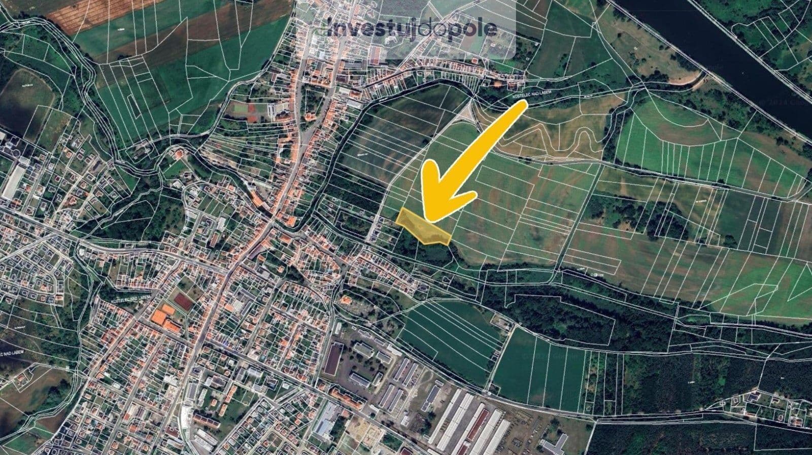 plot for sale, 2,620 m², Kostelec nad Labem, Středočeský Region plot for sale, 2,620 m², Kostelec nad Labem, Středočeský Region