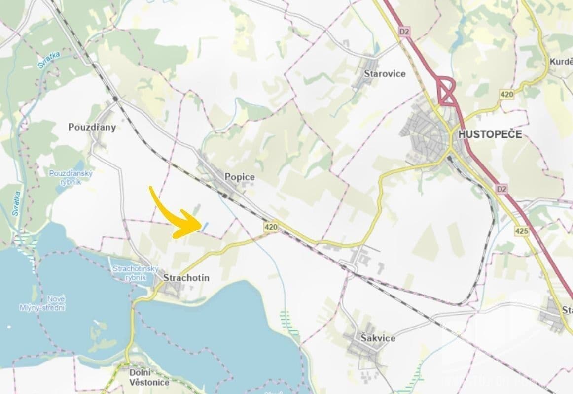plot for sale, 7,040 m², Popice, Jihomoravský Region plot for sale, 7,040 m², Popice, Jihomoravský Region