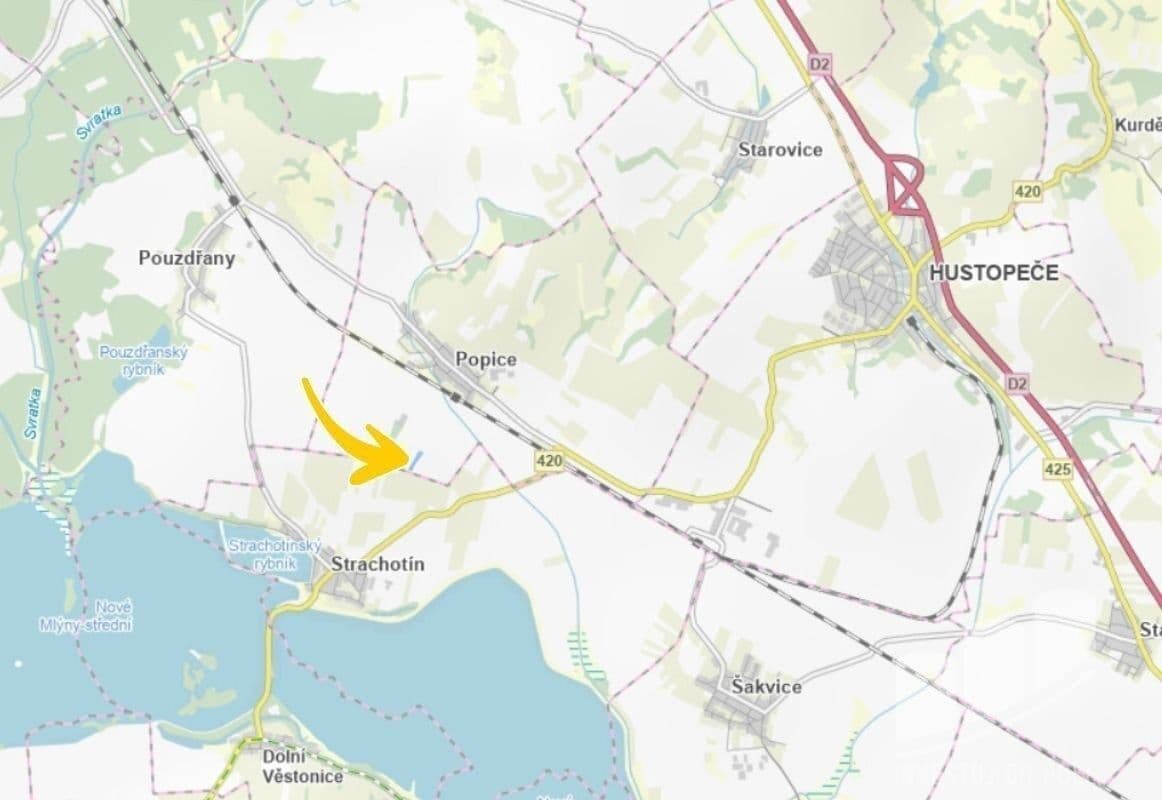 plot for sale, 7,040 m², Popice, Jihomoravský Region plot for sale, 7,040 m², Popice, Jihomoravský Region