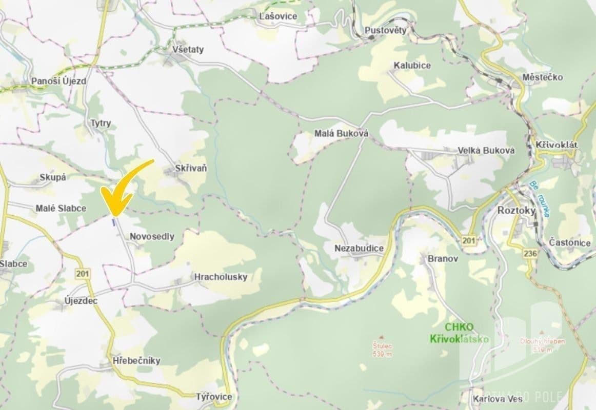 plot for sale, 2,822 m², Hřebečníky, Středočeský Region plot for sale, 2,822 m², Hřebečníky, Středočeský Region