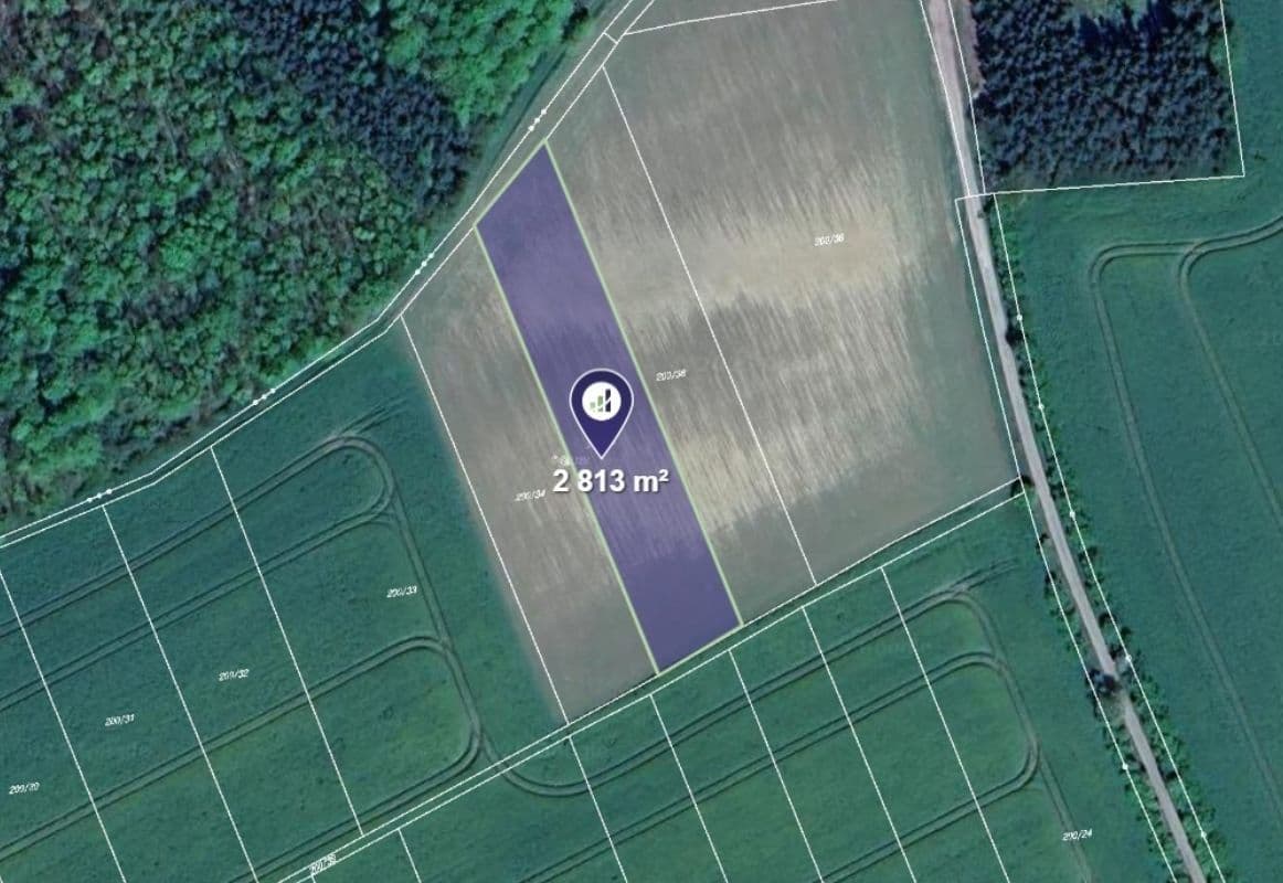 plot for sale, 2,822 m², Hřebečníky, Středočeský Region plot for sale, 2,822 m², Hřebečníky, Středočeský Region