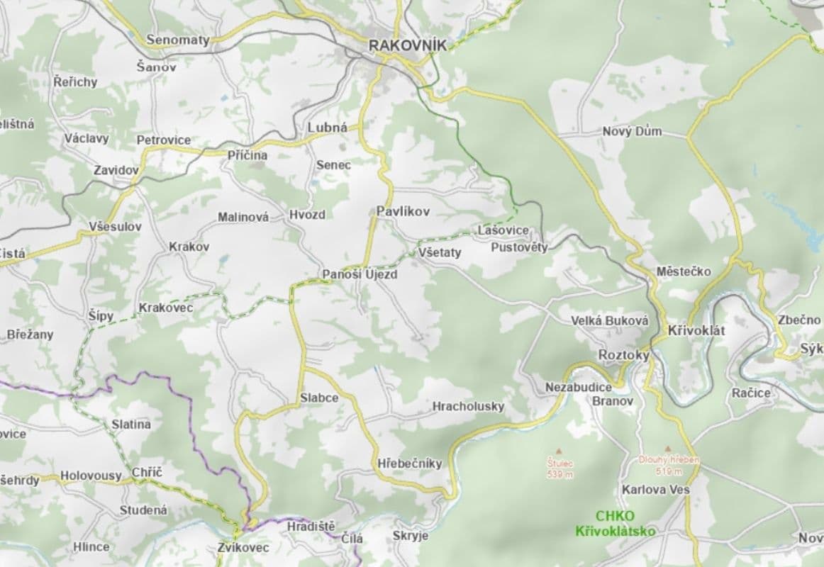 plot for sale, 2,822 m², Hřebečníky, Středočeský Region plot for sale, 2,822 m², Hřebečníky, Středočeský Region