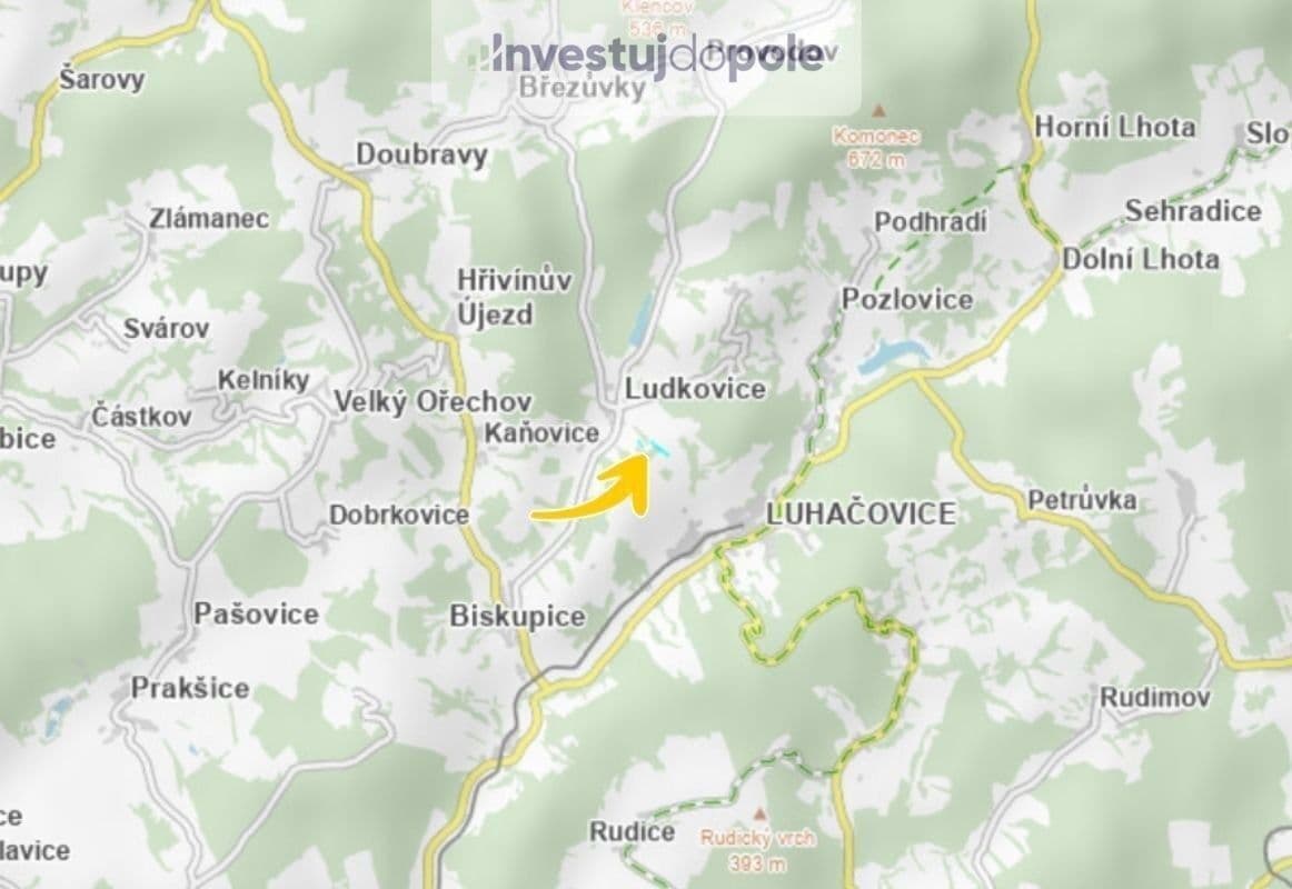 plot for sale, 11,775 m², Ludkovice, Zlínský Region plot for sale, 11,775 m², Ludkovice, Zlínský Region