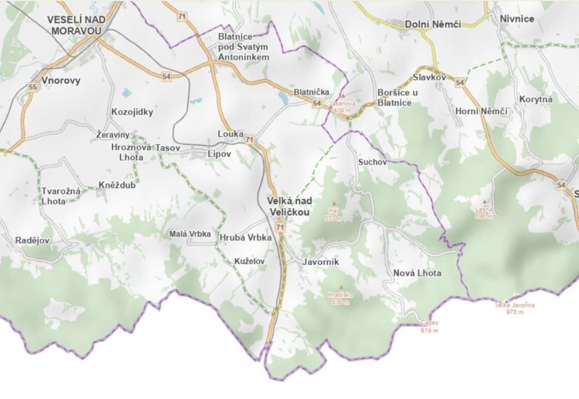 plot for sale, 3,800 m², Javorník, Jihomoravský Region plot for sale, 3,800 m², Javorník, Jihomoravský Region