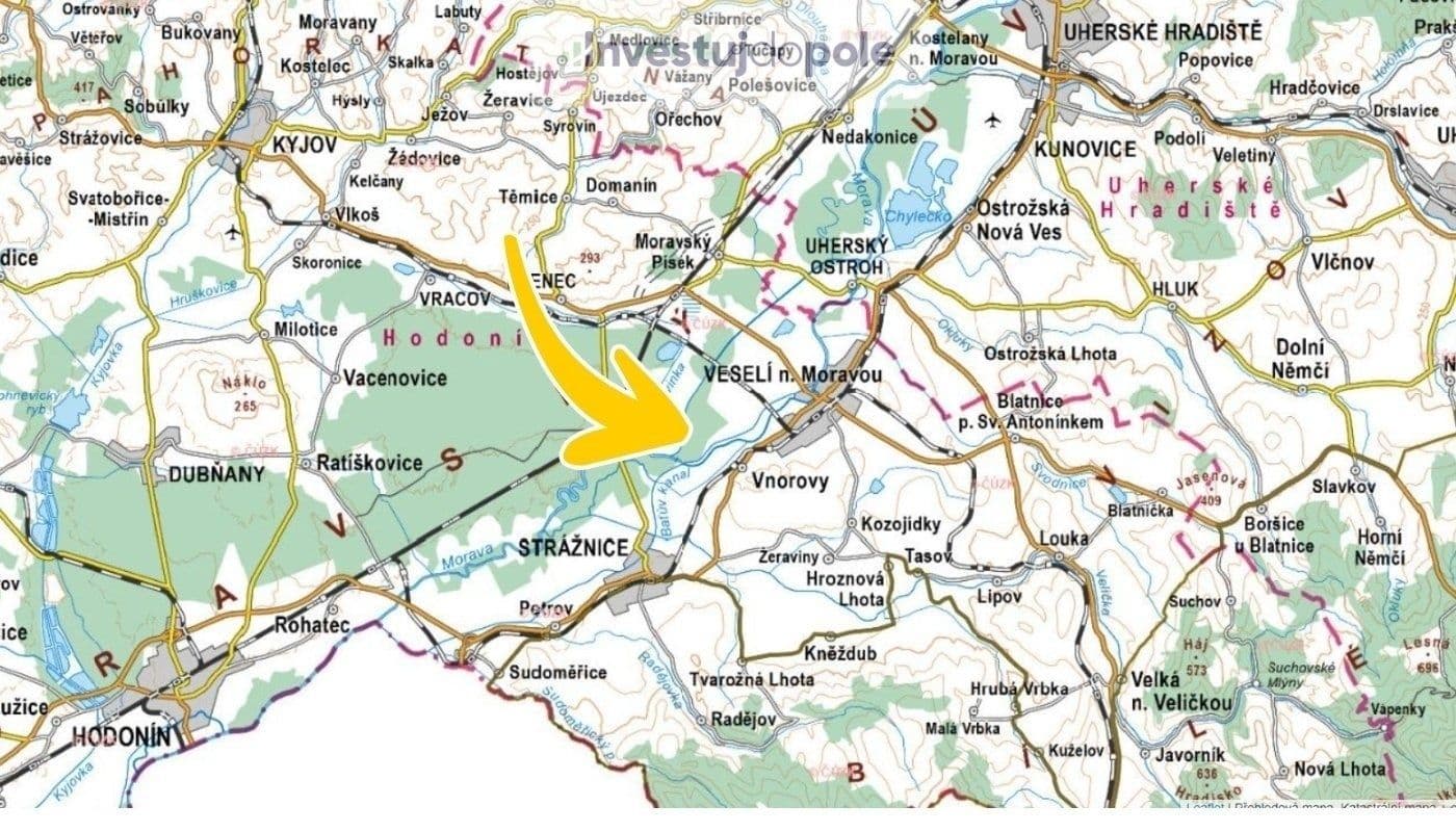 plot for sale, 3,029 m², Bzenec, Jihomoravský Region plot for sale, 3,029 m², Bzenec, Jihomoravský Region