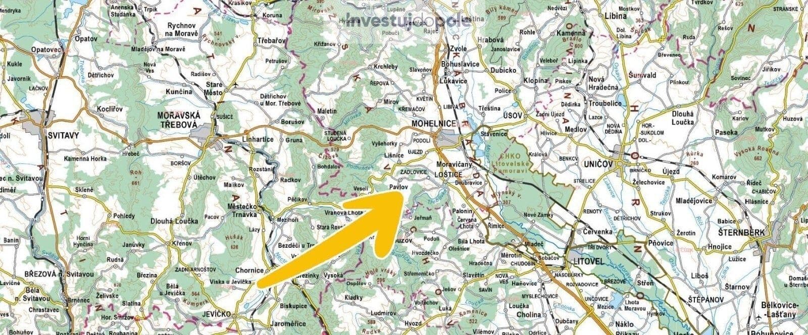 plot for sale, 3,386 m², Pavlov, Olomoucký Region plot for sale, 3,386 m², Pavlov, Olomoucký Region
