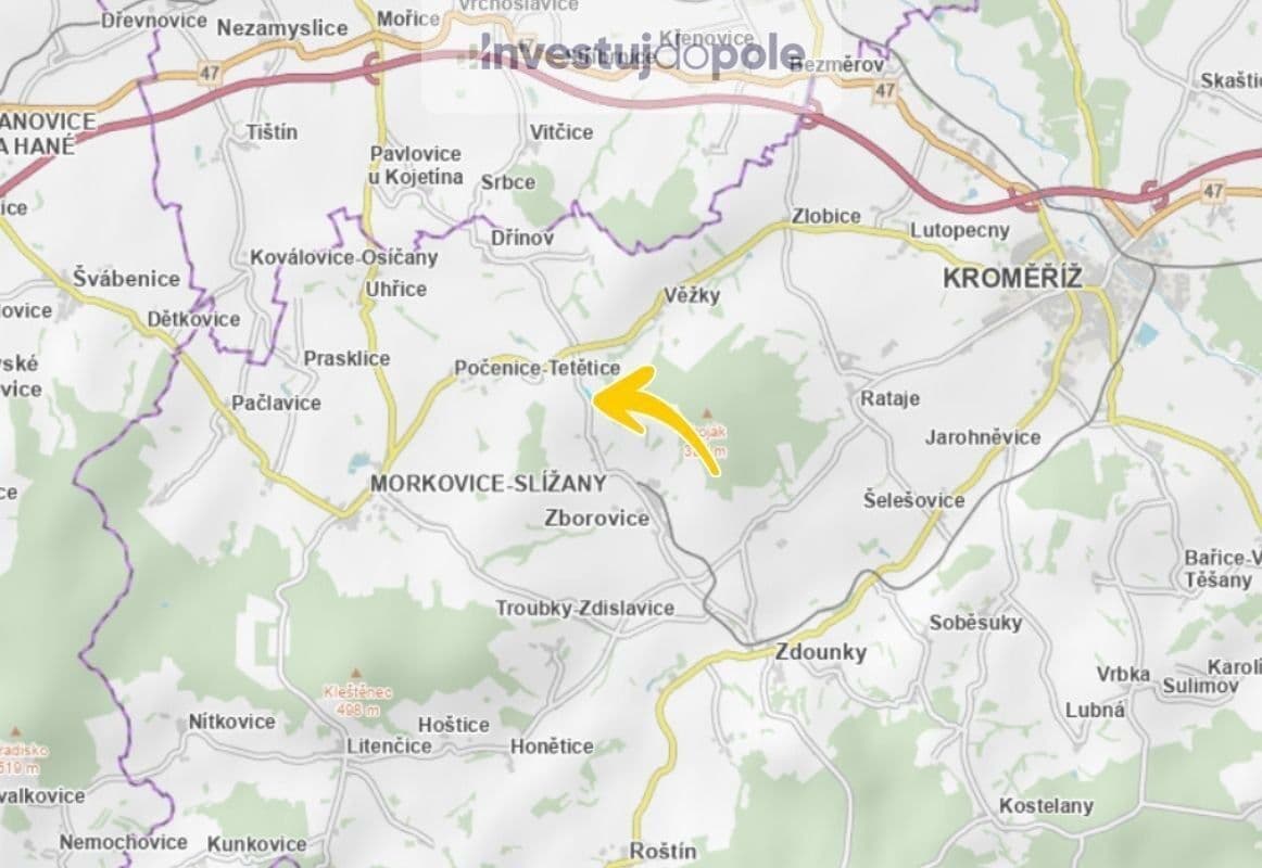 plot for sale, 1,588 m², Zborovice, Zlínský Region plot for sale, 1,588 m², Zborovice, Zlínský Region