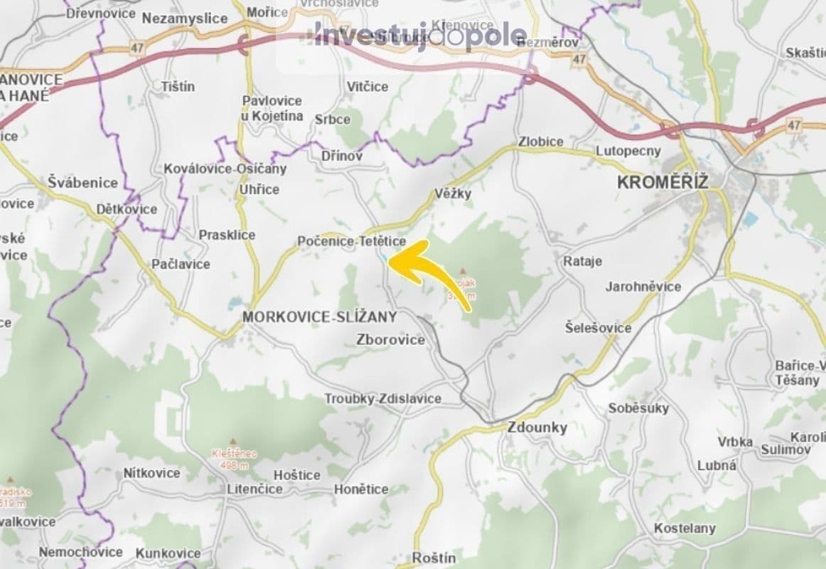 plot for sale, 1,589 m², Zborovice, Zlínský Region plot for sale, 1,589 m², Zborovice, Zlínský Region