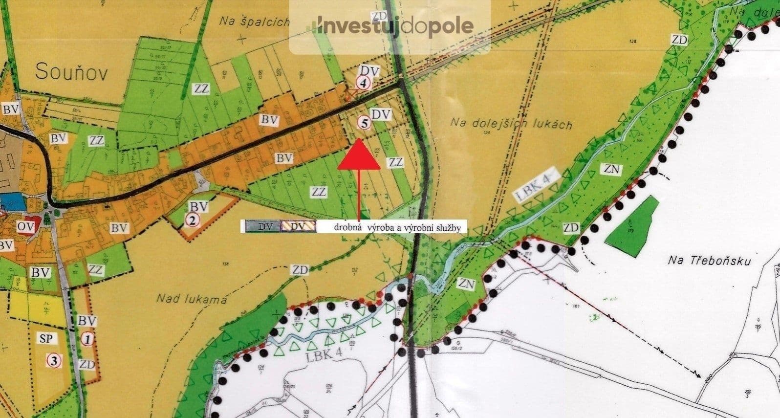 plot for sale, 2,048 m², Souňov, Středočeský Region plot for sale, 2,048 m², Souňov, Středočeský Region