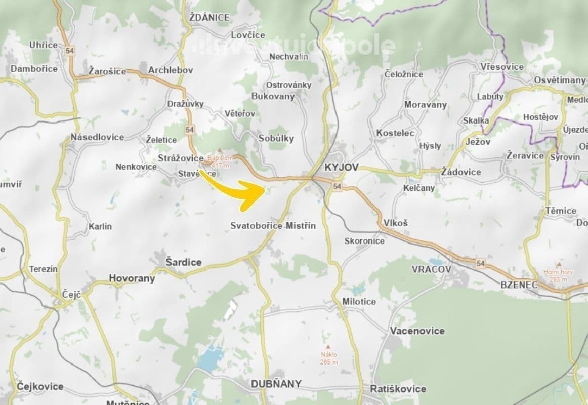 plot for sale, 2,398 m², Svatobořice-Mistřín, Jihomoravský Region plot for sale, 2,398 m², Svatobořice-Mistřín, Jihomoravský Region