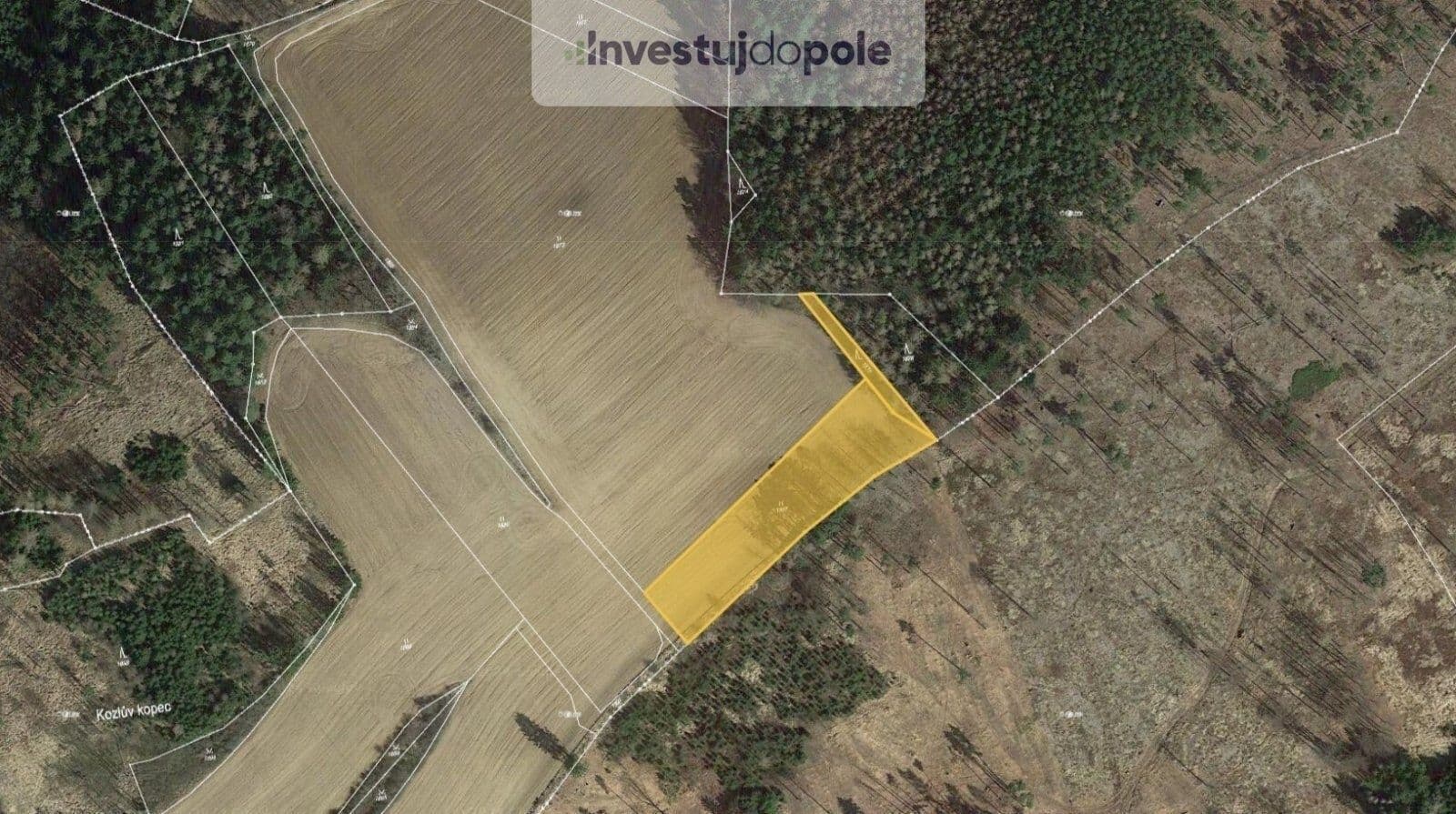 plot for sale, 3,856 m², Pravonín, Středočeský Region plot for sale, 3,856 m², Pravonín, Středočeský Region