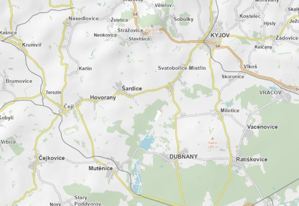 plot for sale, 5,482 m², Hovorany, Jihomoravský Region plot for sale, 5,482 m², Hovorany, Jihomoravský Region
