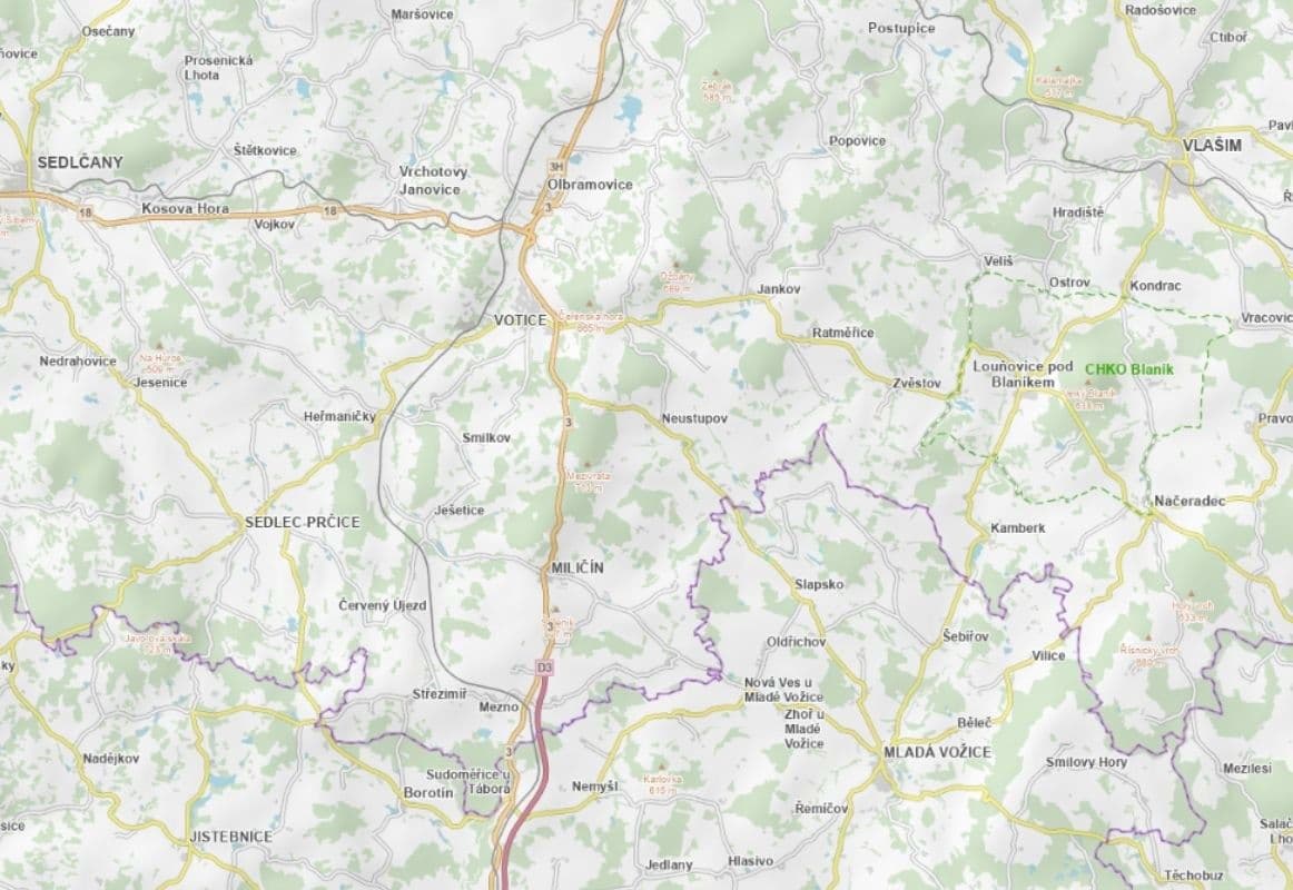 plot for sale, 6,571 m², Slapsko, Jihočeský Region plot for sale, 6,571 m², Slapsko, Jihočeský Region