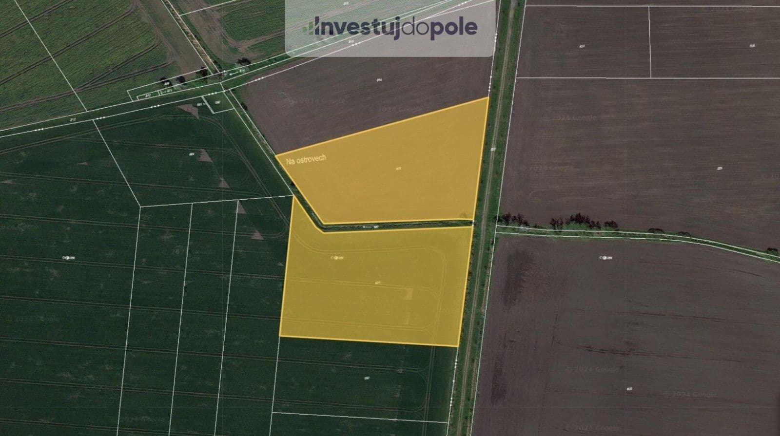 plot for sale, 3,799 m², Chudíř, Středočeský Region plot for sale, 3,799 m², Chudíř, Středočeský Region