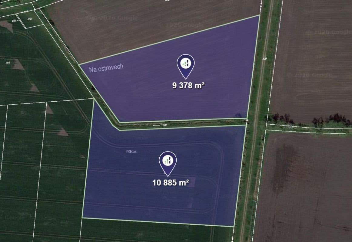 plot for sale, 3,799 m², Chudíř, Středočeský Region plot for sale, 3,799 m², Chudíř, Středočeský Region