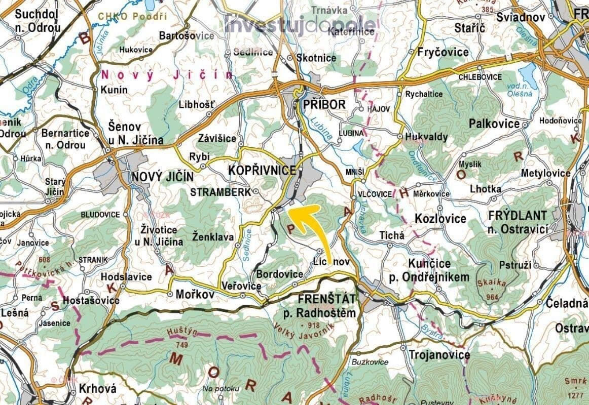 plot for sale, 6,082 m², Kopřivnice, Moravskoslezský Region plot for sale, 6,082 m², Kopřivnice, Moravskoslezský Region