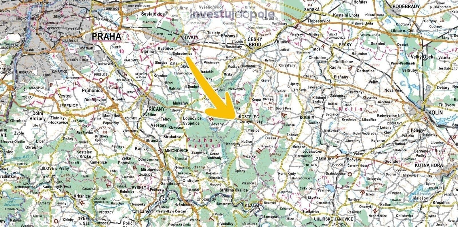 plot for sale, 1,746 m², Kostelec nad Černými lesy, Středočeský Region plot for sale, 1,746 m², Kostelec nad Černými lesy, Středočeský Region