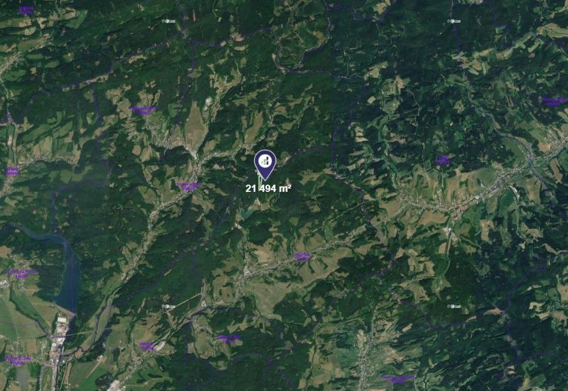 plot for sale, 21,494 m², Všemina, Zlínský Region plot for sale, 21,494 m², Všemina, Zlínský Region