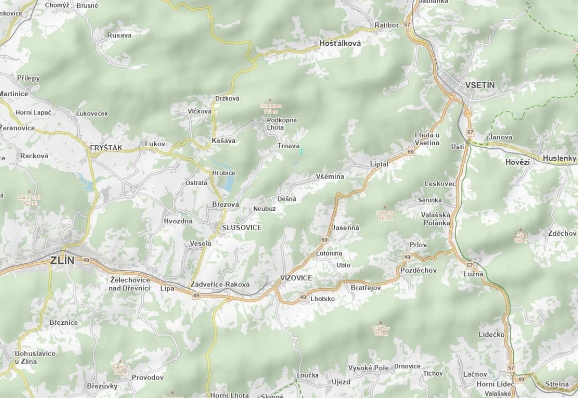 plot for sale, 21,494 m², Všemina, Zlínský Region plot for sale, 21,494 m², Všemina, Zlínský Region